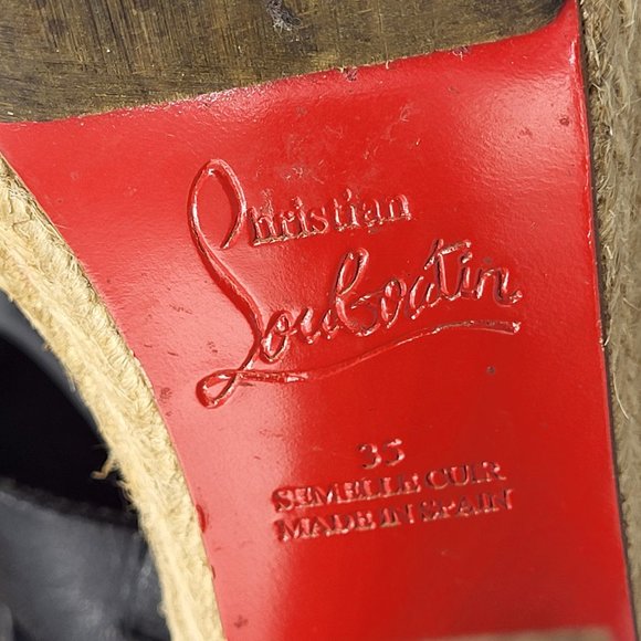 CHRISTIAN LOUBOUTIN Satrinxa 120mm Espadrille Heel - Picture 16 of 16
